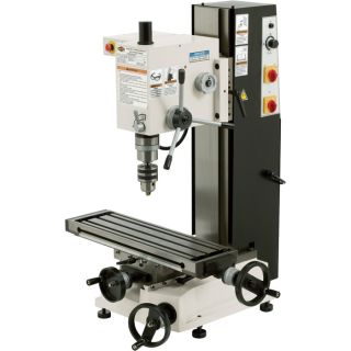 SHOP FOX Variable Speed Mill/Drill with Dovetail Column — 6in. x 21in., Model# M1110  Drill Presses