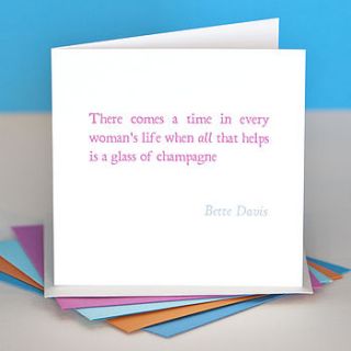 'there comes a time' quote card by belle photo ltd