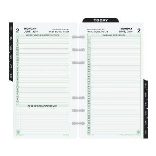 Day Timer 2 Page Per Day Reference Refill  Appointment Book And Planner Refills 
