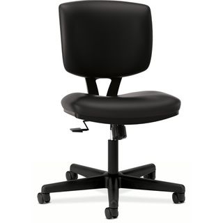 HON Volt H5703 Task Chair with Synchro Tilt, Black SofThread Leather Hon Task Chairs