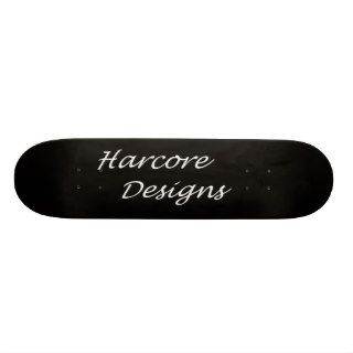 Hardcore Designs Logo Skateboard Decks