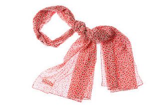 mini floral scarf by shruti designs