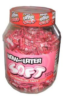 Now and Later Soft Watermelon Candy  Taffy Candy  Grocery & Gourmet Food