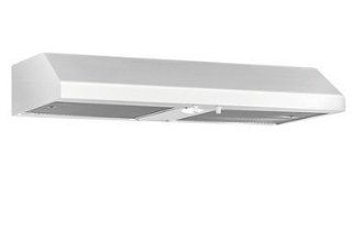 Imperial N1936T WH White Under Cabinet 36" Wide Slim Line Under Cabinet Range Hood with 410 CFM Turbo Blower from the N1900 Series Appliances