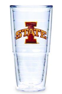 Tervis Tumbler Iowa State University 24 Ounce Double Wall Insulated Tumbler, Set of 2 Kitchen & Dining