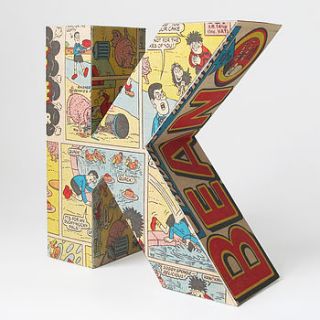 vintage comic book letter by little white dog