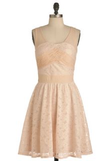 Pale Pink Posies Dress  Mod Retro Vintage Dresses