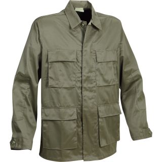 Long Sleeve Work Shirt — Olive Drab, Large  Long Sleeve Button Down Shirts