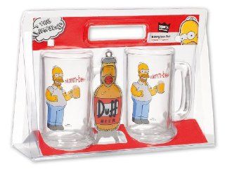 The Simpsons Beer mug Homer Mmm Beer    Duff Beer Glass