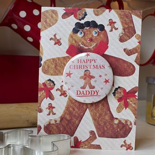 luxury fun personalised magnet christmas card by bedcrumb