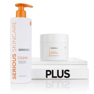 Serious Skincare Serious Clean Vitamin C Duo