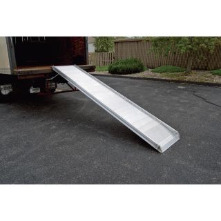 Vestil Aluminum Walk Ramp — Steel-Hook Style, 14ft.L x 38in.W, Model# AWR-38-14B  Utility Ramps