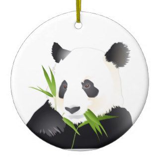 Panda Bear Christmas Tree Ornaments