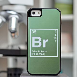 periodic table iphone case by oakdene designs