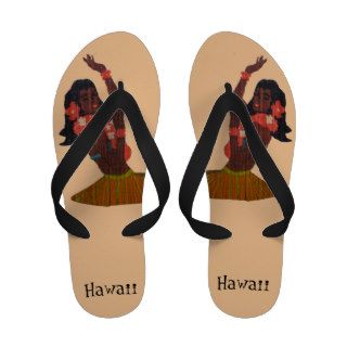 Hawaiian Hula Girl Sandals