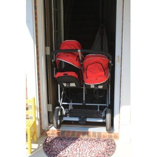 Stroll Air DUO 4 Wheel Double Twin Baby Stroller (Black)  Baby Car Stroller  Baby