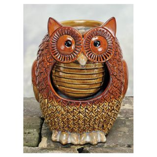 Owl fountain Material Glazed porcelain Two speed pump and on/off
