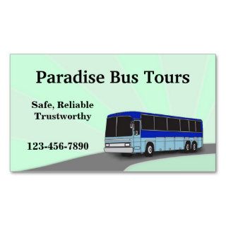Charter Bus Business Card