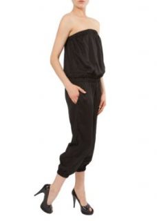 Bandeau Jumpsuit Silk Look Jumpsuits Rompers Clothing