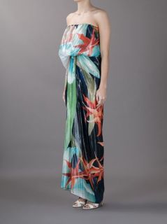 Lanvin Hawaiian Print Maxi Dress
