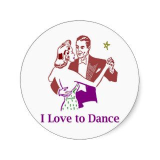 Ballroom Dancing Stickers
