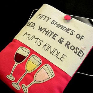 personalised 50 shades kindle/i pad/tab cover by sew very english