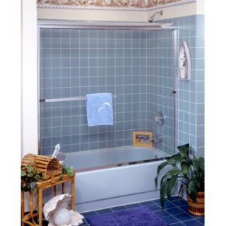 Coastal Industries 3/16 Frameless Paragon Bypass Shower Enclosure