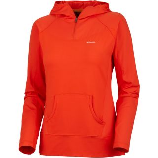Columbia Anytime Active 1/2 Zip Hooded Shirt   Long Sleeve   Womens