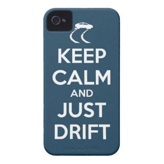keep calm and just drift iPhone 4 cover