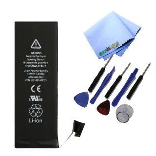 Genuine Apple iPhone 5 / 5G Li ion Replacement Battery 3.8V 1440mAh & Tools Kit for iPhone 5 16GB 32GB 64GB / Model 616 0613, 616 0611 by Buy4Less Outlet Cell Phones & Accessories