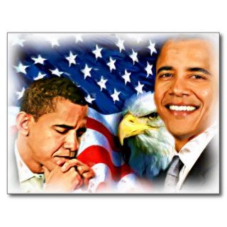 44th & 45th President Barack Obama_ Post Card