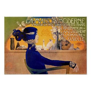 La Maison Moderne   Art Nouveau Print by M. Orazi