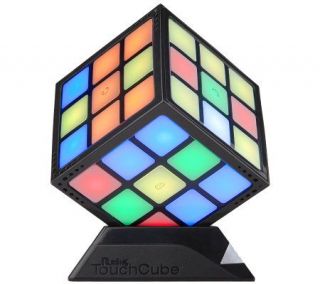Rubiks Touch Electronic LED Lit Puzzle Cube w/ Charging Base —