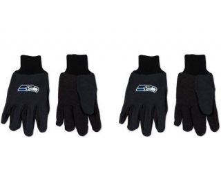 NFL Seattle Seahawks Sports Utility Gloves   2Pairs —