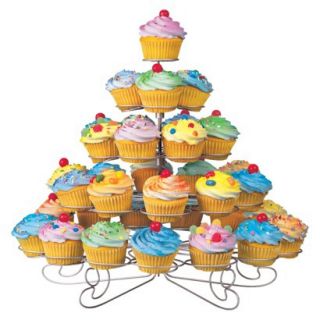Wilton Cupcakes and More Stand   Silvertone (Hol