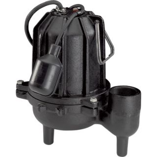 Wayne Cast Iron Sewage Pump — 2in. Ports, 7680 GPH, 1/2 HP, Model# CSE50TE  Sewage Pumps