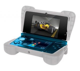 dreamGEAR Comfort Grip   Clear White   Nintendo3DS —