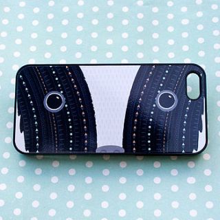 woodland badger iphone case by joanne hawker