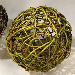 Hand made Vine Sphere, Globe, Ball, 7 Inches   Home Bars