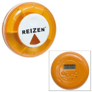 Reizen Vibratory Pill Organizer with LCD Clock Vibrating Alarm Timer Health & Personal Care