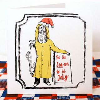 sea sons greetings card by home slice design