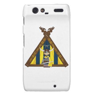 Fierce Vikings and Tent Droid Case Droid RAZR Covers