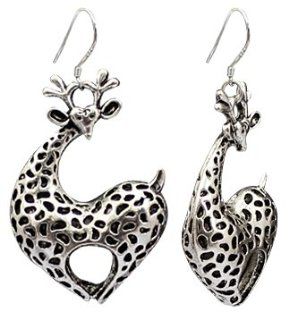 Rhodhium Animal earrings in Deer design   makes a lovely gift   suitable for everyday wear   GlitZ JewelZ Jewelry