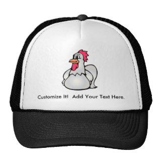 Chicken ~ Rooster Hen Chickens Chick Cartoon Hat