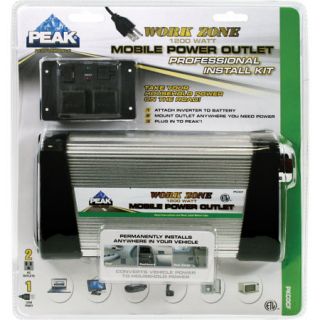 Peak 1200W Workzone Mobile Power Outlet w/ Kit 733581