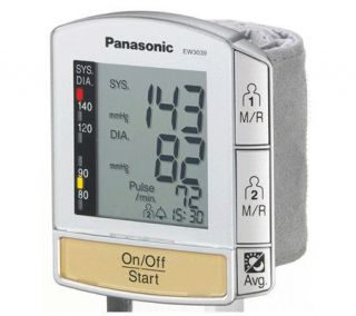 Panasonic EW3039S Flat Panel Wrist Blood Pressure Monitor —