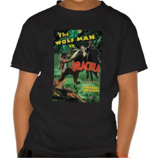 Wolfman vs Dracula Tshirts