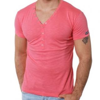 Rerock T Shirt UPSILON lachs rosa 211 1444, GrsseL Bekleidung