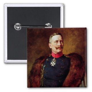Portrait of Kaiser Wilhelm II Pin
