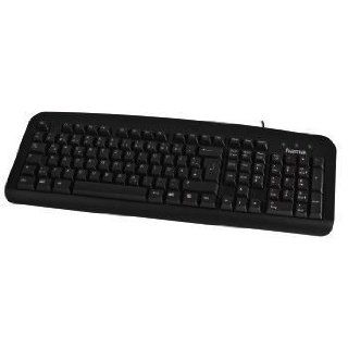 Hama Basic Tastatur K212 schwarz Computer & Zubehr